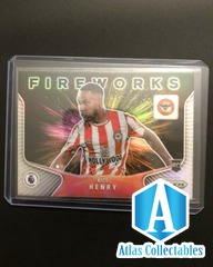 Rico Henry 2021-22 Panini Prizm EPL Fireworks RC